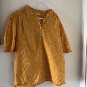 Lucky Brand large yellow top